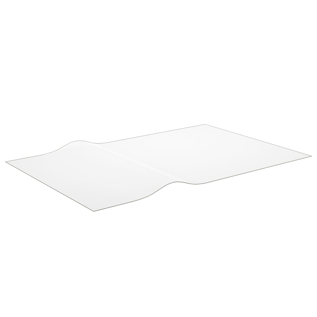 Protecteur de table transparent 100x60 cm 1,6 mm PVC