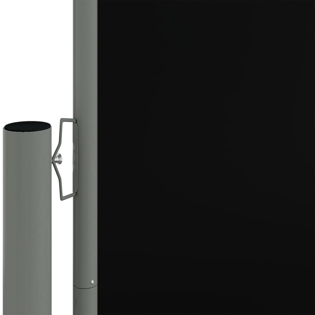 Auvent latéral rétractable Noir 160x1000 cm